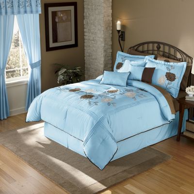 Valentina Embroidered Bed Set and Window Treatments