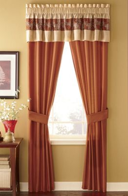 Bridgit Rust Window Treatments