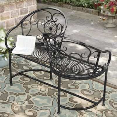 medallion gossip bench