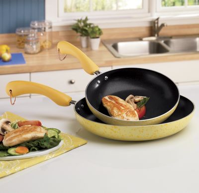 Paula Deen Skillets Speckled Porcelain Set Of 2