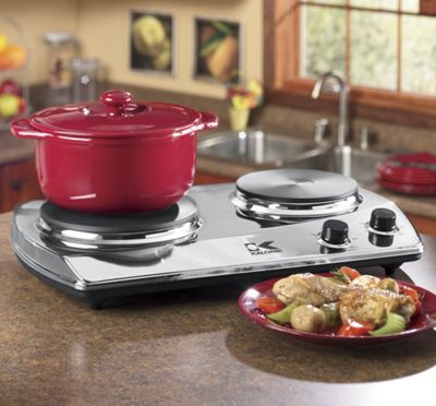 Kalorik Cooking Plate Double Burner