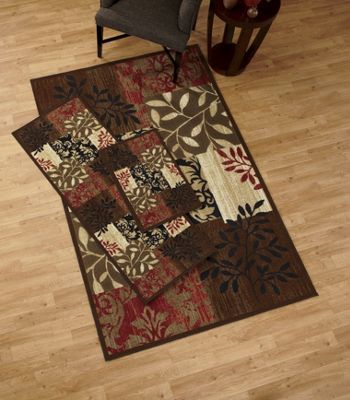 Rugs Leaf 3 Piece Set