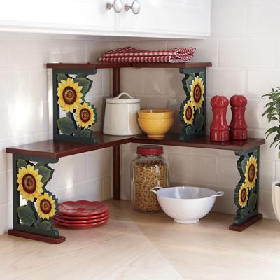 Sunflower Corner Shelf