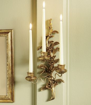 Candle Sconce Golden