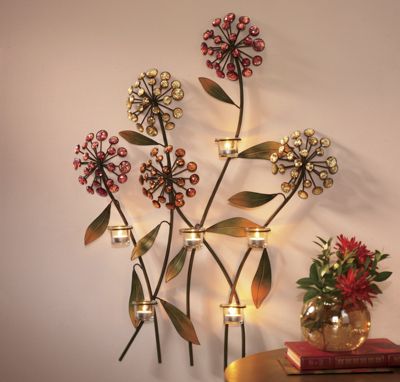 Candelabra Fall Sparkle Wall