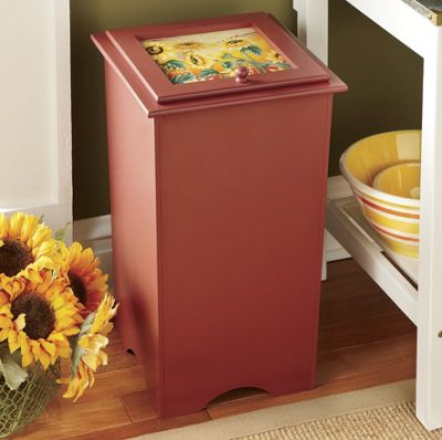 Trash Bin Sunflower