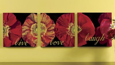 Triptych Live Laugh Love