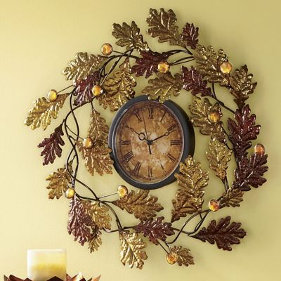 Oak Leaf Clock
