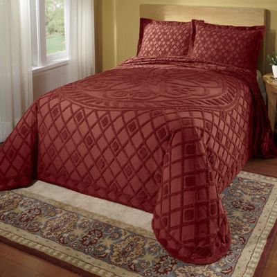 Bedspread Solid Cotton Chenille