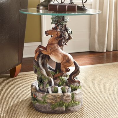 Fountain Table Wild and Free Stallion