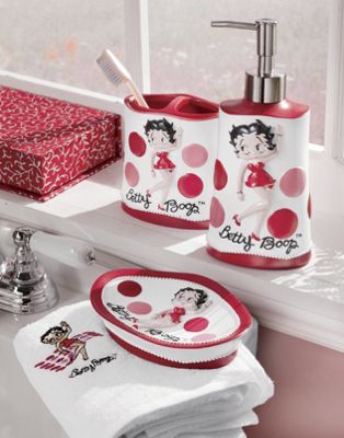 Bath Accessories Set Hello Betty 3 Piece