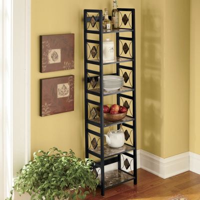 Faux Marble 6 tier Shelf