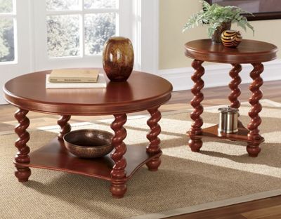 Twist TV Stand Coffee Table And End Table