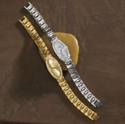 Bracelet Watch Personalized Crystal Oval
