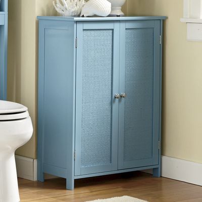 2 Door Cabinet Rattan Door