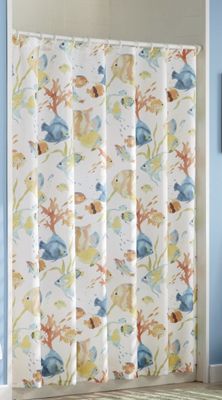 Shower Curtain Monarch Or Rainbow Fish
