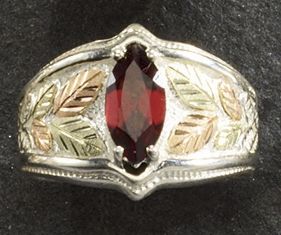 Garnet Marquise Ring