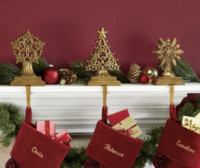 Christmas Riches Stocking Holders