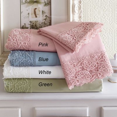 Lace-Trimmed Sheets