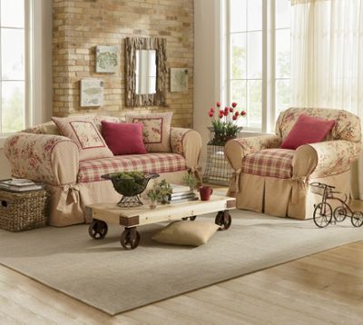Lexington Slipcovers And Pillow