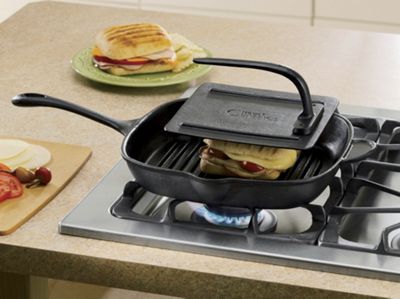 Cast Iron Panini Set