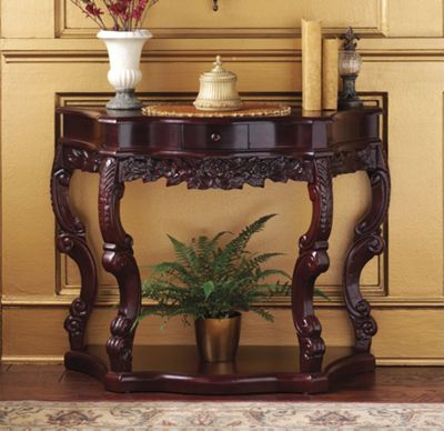 Carved Curved Table