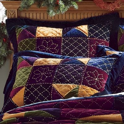 Velvet Patch Sham