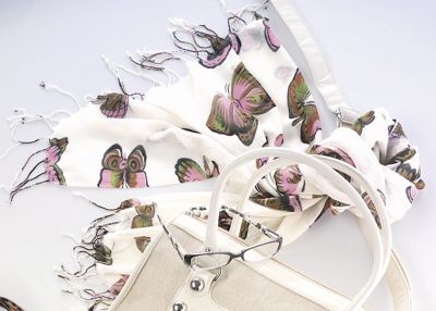 Scarf Butterfly Fringe