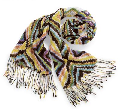 Scarf Bright Aztec Design