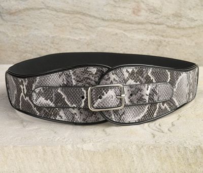 Stretch Belt Snakeskin