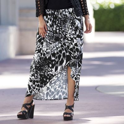 hi lo animal skirt