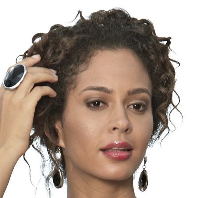 Earrings Black and White Z