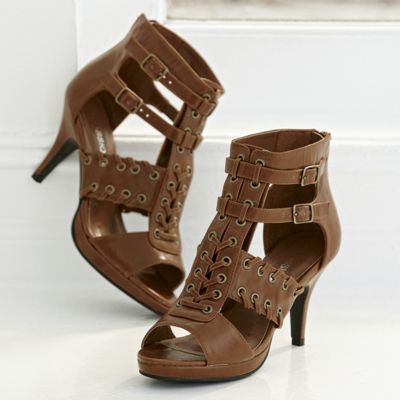 Ankle Shoe By Classique Lace Up