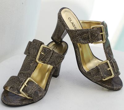 Snake Print Slide By Classique