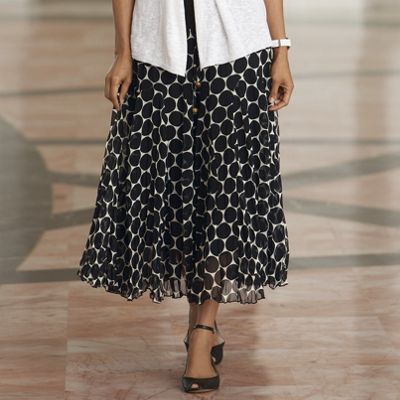 you dot it all georgette skirt