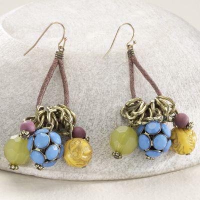 colorbead earrings