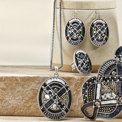 mosaic bead pendant