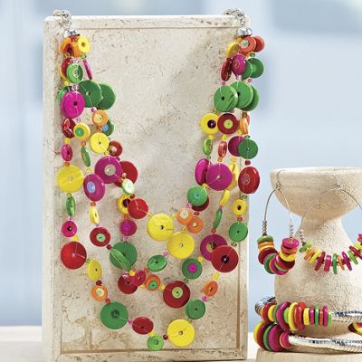 bright as a button necklace