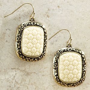 quilted earrings