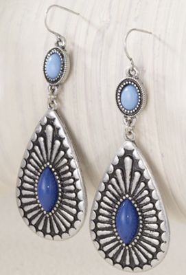blues earrings
