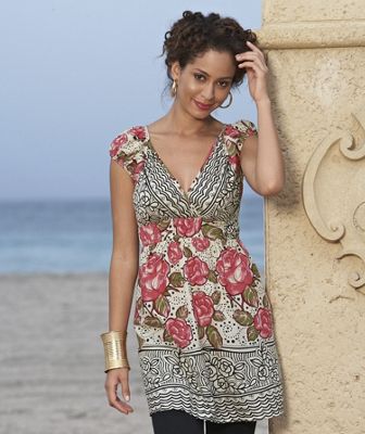 Top, Border Floral