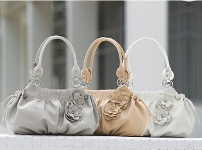 floral tie bag