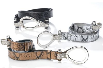 Faux Snakeskin Belt