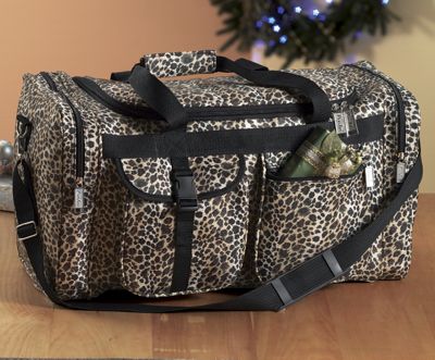 Leopard Duffle