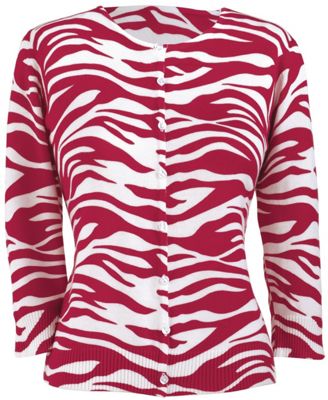 Zebra Print Cardigan