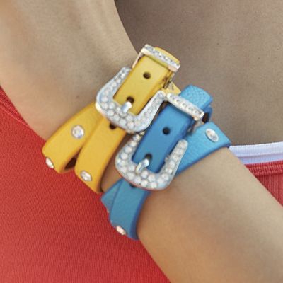 double wrap crystal bracelet