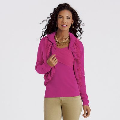 georgette cardigan