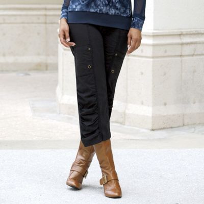 Crop Pant Side Ruched