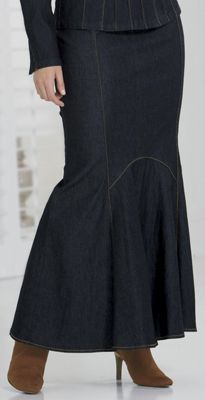 Denim Tulip Skirt A