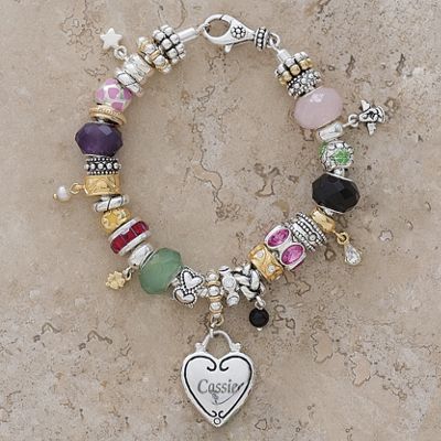 Personalized Heart And Soul Bracelet